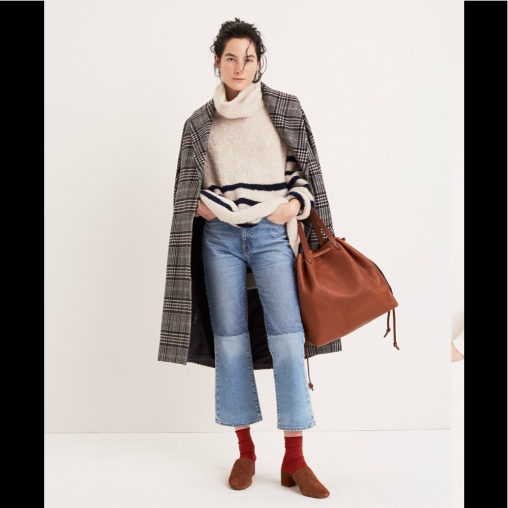 Madewell • Plaid Goodwin Oversized Topcoat